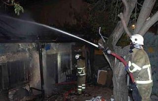 Kırıkkale’de müstakil evde yangın paniği