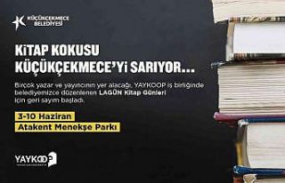 Kitap kokusu Küçükçekmece’yi sarıyor