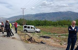 Kontrolden çıkan araç takla attı: 1 ölü