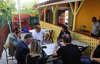 Konuralp bölgesindeki muhtarların talepleri dinledi