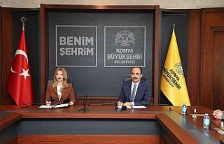 Konya ile Üsküp arasında kardeş şehir ön protokolü...