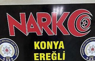 Konya’da uyuşturucu tacirlerine darbe