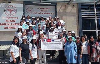 Kozan’da sağlıklı yaşam için yürüdüler