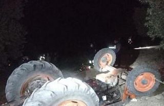 Kullandığı traktörün devrilmesi sonucu hayatını...