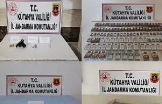 Kütahya’da jandarmadan kaçakçılık operasyonları