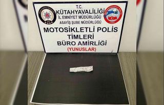 Kütahya’da şüpheli şahsın üzerinde uyuşturucu...