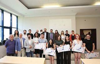 Logo tasarım yarışmasının ödülleri sahiplerini...