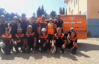 MAG-AME büyük yangın tatbikatına katıldı