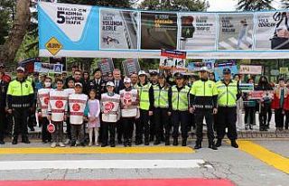 Malatya’da “Yayalar için 5 Adımda Güvenli Trafik”...