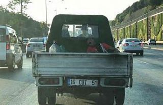 Maltepe’de güneş gözlüğünü taktı, kamyonet...