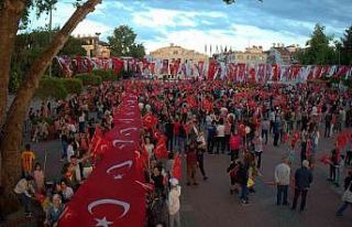 Manavgat’ta fener alaylı 19 Mayıs kutlaması