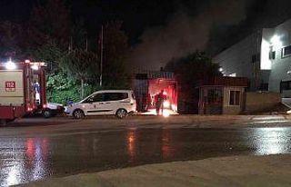 Manisa Organize Sanayi Bölgesinde fabrika yangını
