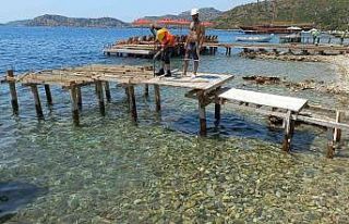 Marmaris’in kırsal mahallelerinde kaçak iskele...