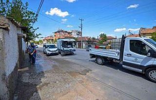 Meram’ın cadde ve sokaklarında bahar temizliği