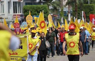 Mersin’de 1 Mayıs coşkusu