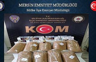 Mersin’de gümrük kaçağı sigara operasyonu