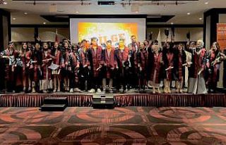 Mezuniyet coşkusu yaşadılar