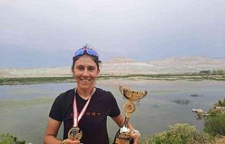 Millî dağ bisikletçisi Kızılcahamam’da altın...