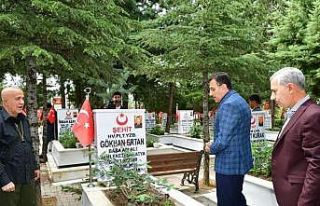 Milletvekili Tüfenkci ile Başkan Çınar’dan şehitlik...