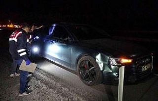 Milli güreşçi Kayaalp’in yolun karşısına geçen...