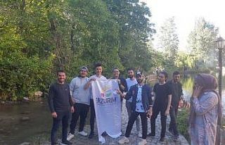 Misafir öğrenciler Uzundere’de