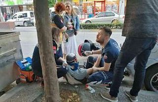 Motosiklet sürücüsünü yaralayan kadın sürücü...