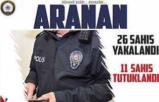 Nevşehir’de 18 kişi tutuklandı