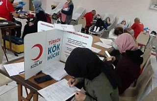 Öğrenciler kan vermek için yarıştı