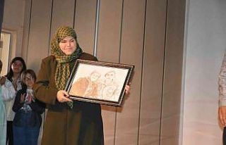 Öğrenciler şehit annesine duygusal anlar yaşattı