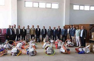 Okullara spor ve müzik aleti desteği