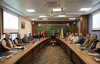 Orman Yangınları ile Mücadele Komisyonu toplandı,...