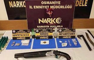 Osmaniye’de uyuşturucu operasyonlarına 11 tutuklama