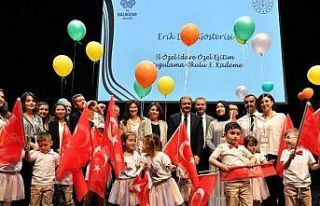 Özel çocukların gösterisi göz kamaştırdı