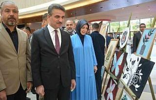 Özel öğrencilerin sergisine ilgi