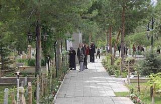 Pandemiyle geçen iki yılın ardından mezarlıklar...