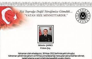 Pençe-Kilit operasyonunda 1 asker şehit oldu