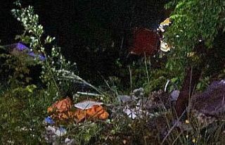 Pikap 50 metreden şarampole uçtu: 2 yaralı