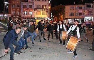 Ramazan davulcuları Ramazan ayına davul gösterisi...