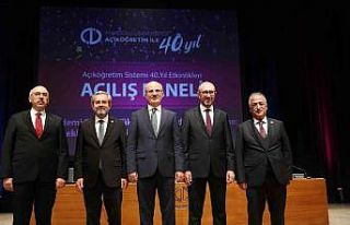 Rektör Çomaklı, açıköğretim sisteminin 40.yılı...