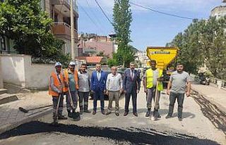 Salihli Belediyesi asfalt sezonunu açtı