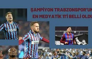 Şampiyon Trabzonspor’un en medyatik 11’i belli...