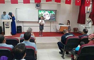 Samsatlı çocuklar usta şairlerin eserlerini seslendirdi