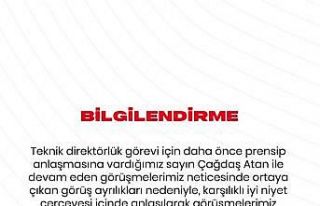 Samsunspor, Çağdaş Atan ile anlaşamadı