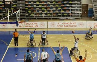 Şanlıurfa’da Engelli Basketbol Takımının pota...