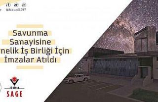 Savunma sanayisine yönelik iş birliği için imzalar...