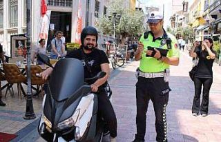 Sevgi Yolu’nda motosiklet denetimi