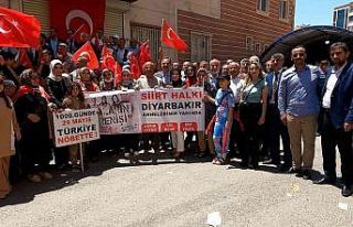 Siirt’teki STK’lardan Diyarbakır annelerine destek
