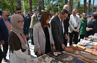 Sinop’ta engellilerden el işi sergisi