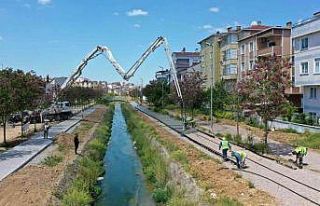 Sırasöğütler Deresi yeni yaşam alanına dönüşüyor