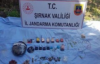 Şırnak’ta toprağa gömülü patlayıcı ve çok...